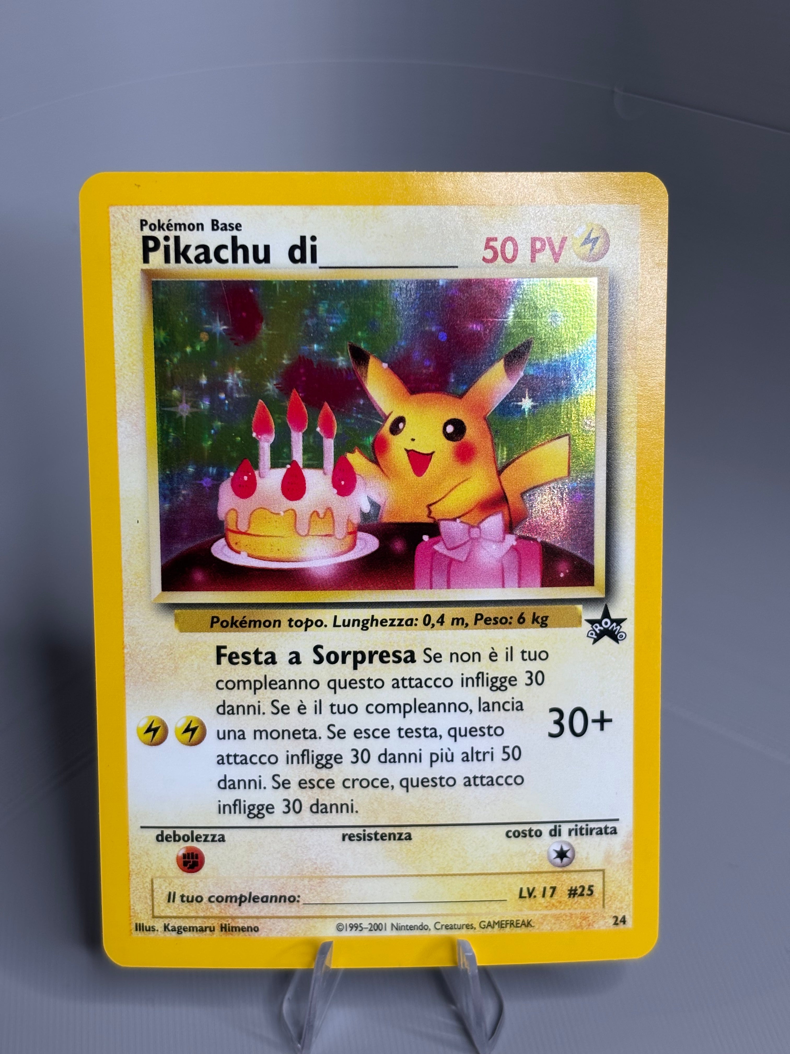 Birthday Pikachu Italian